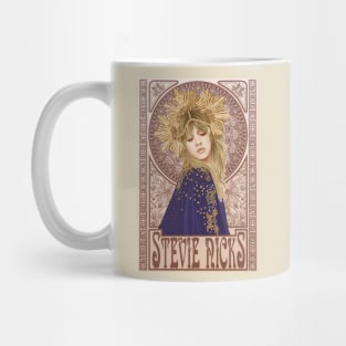 Stevie Nicks Mucha Art Nouveau Mug